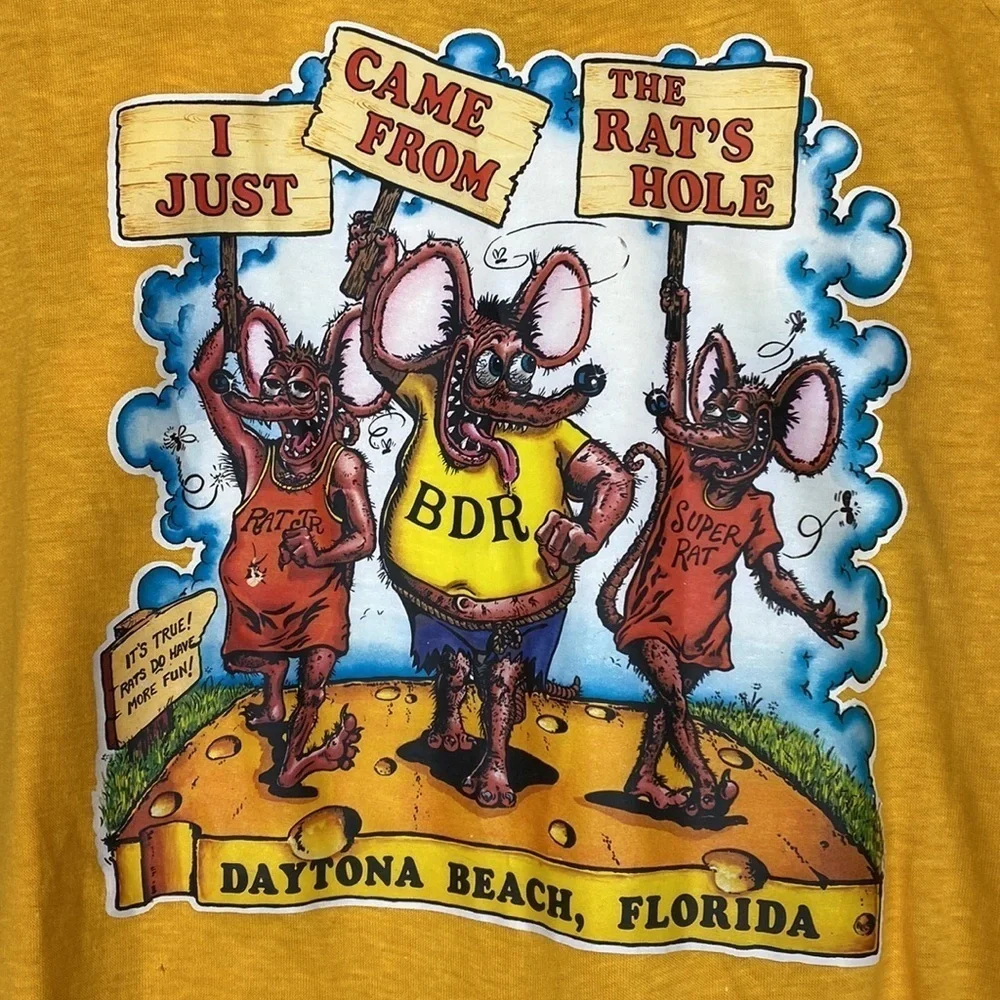 Vintage 70s rats hole daytona beach tee - Picture 3 of 7